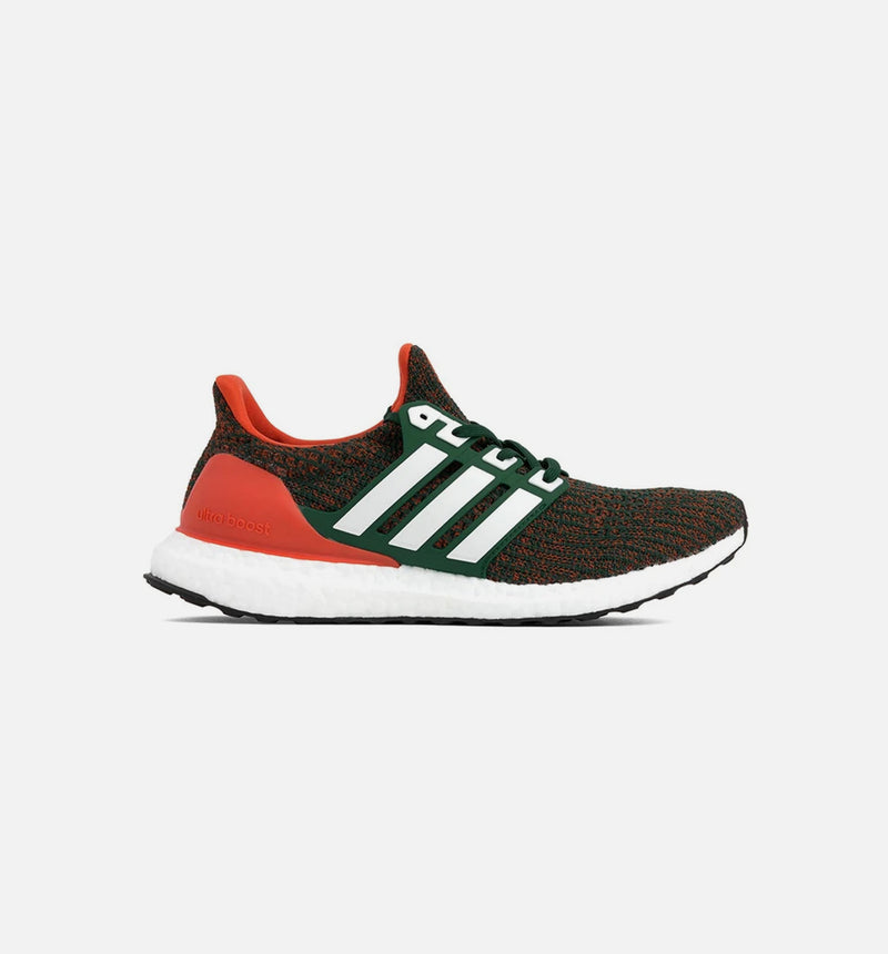 adidas EE3702 Ultraboost 4.0 Miami Hurricanes Mens Shoe - Dark Green/Cloud White/Collegiate Orange ShopNiceKicks.com adidas EE3702 Ultraboost 4.0 Miami Hurricanes Mens Shoe - Dark Green/Cloud White/Collegiate Orange ShopNiceKicks.com