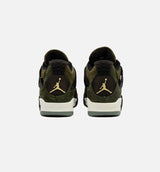 Air Jordan 4 Retro Craft Olive Mens Lifestyle Shoe - Medium Olive/Black