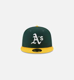 NEW ERA 12528679
 Oakland Athletics Jackie Robinson Day 59FIFTY Fitted Cap Mens Hat - Green Image 0