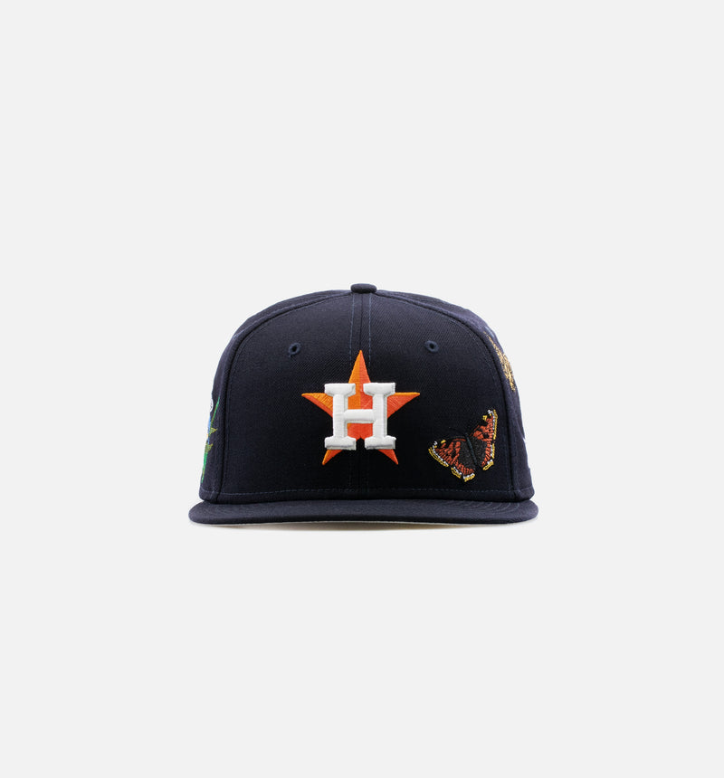 Houston Astros Felt 59Fifty Mens Hat- Black