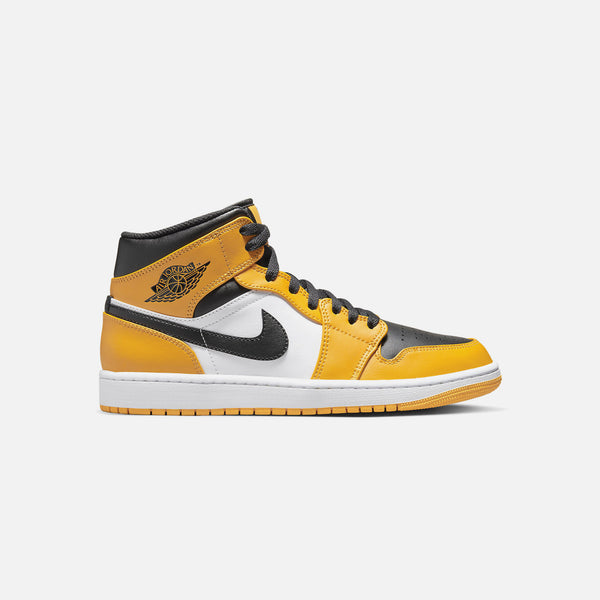 Jordan‎ Air Jordan 1 Mid Retro Mens Size 9 Black Yellow 554724-070 Sneakers $_12.JPG?set_id=880000500F main image 2