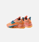 Zoom Freak 3 Mens Basketball Shoe - Crimson Bliss/Dynamic Turquoise/Melon Tint/Thunder Blue - Free Shipping