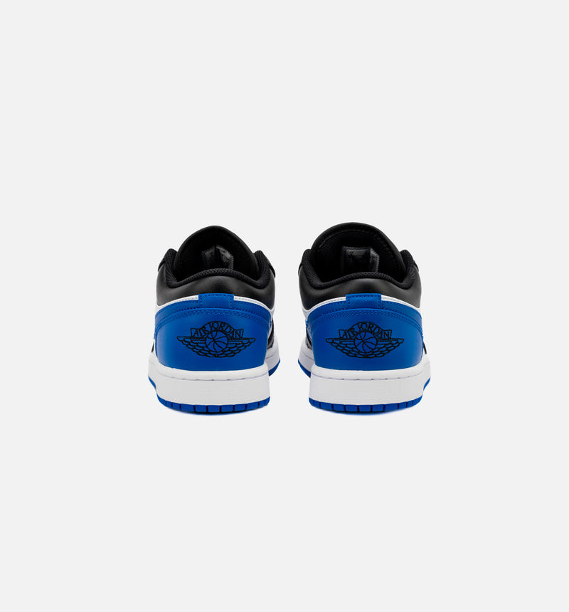 Air Jordan 1 Retro Low Royal Toe Mens Lifestyle Shoe - White/Royal Blue/Black Free Shipping