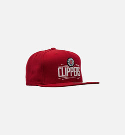 MITCHELL & NESS (SLD) NL99Z TPC 5CLIP
 Los Angeles Clippers NBA Snapback Hat Men's - Red/White Image 0
