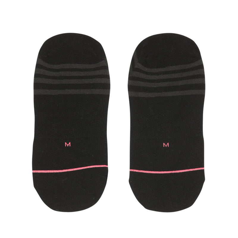 Uncommon Super Invisible No Show Socks Women's - Black/Grey/Pink