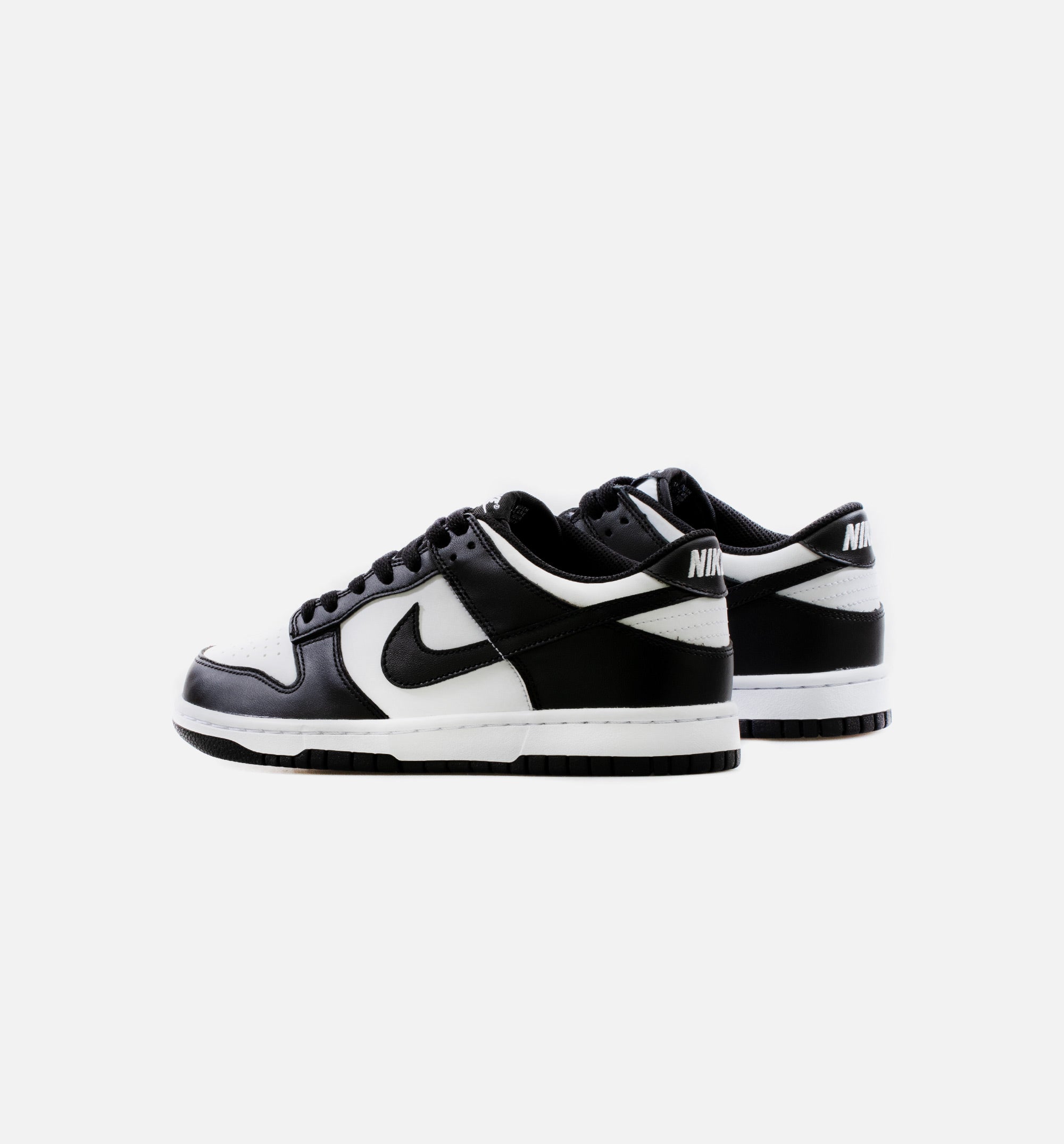 Nike CW1590-100 Dunk Low Grade School Lifestyle Shoe - Black/White