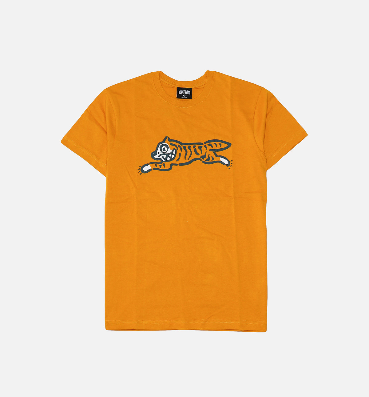 Ice Cream 411-6201-GLD Tiger Short Sleeve Tee Mens T-Shirt - Gold