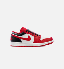 JORDAN 553558-163
 Air Jordan 1 Low Reverse Black Toe Mens Lifestyle Shoe - Red/ Black Free Shipping Image 0