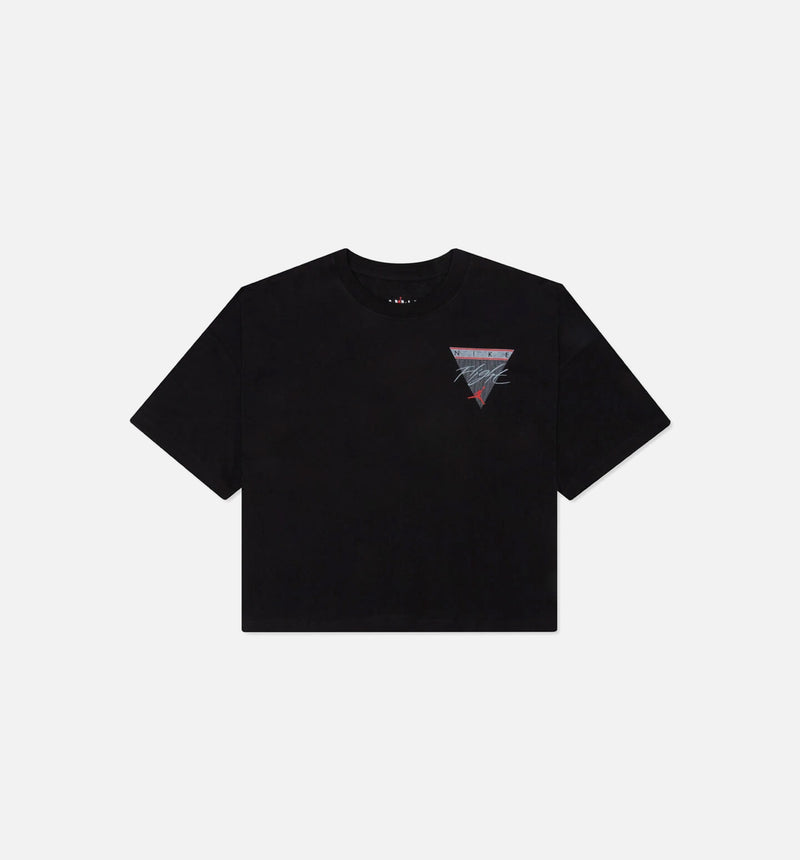 Essential Flight Womens T-Shirt - Black/Red