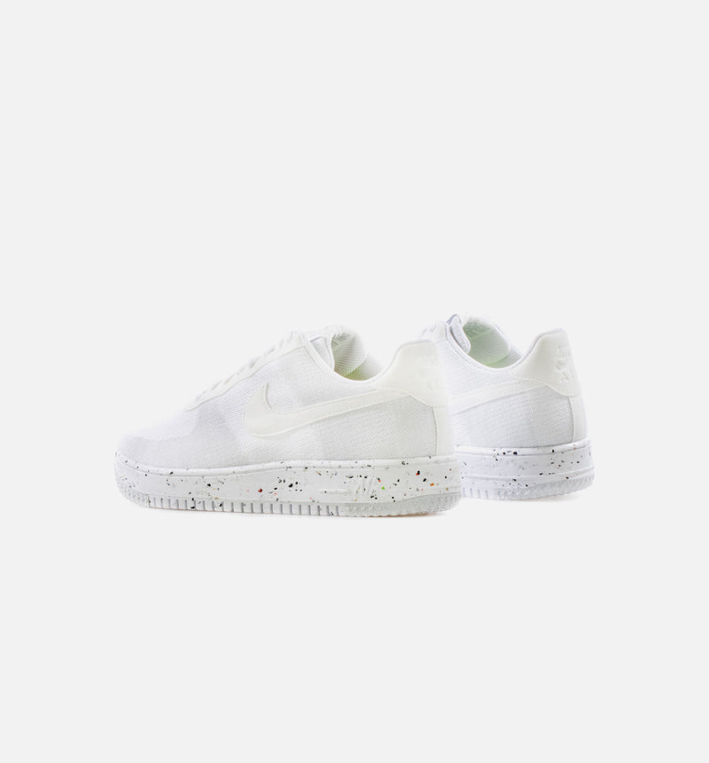 Air Force 1 Crater FlyKnit Mens Lifestyle Shoe - White/Sail/Wolf Grey/White