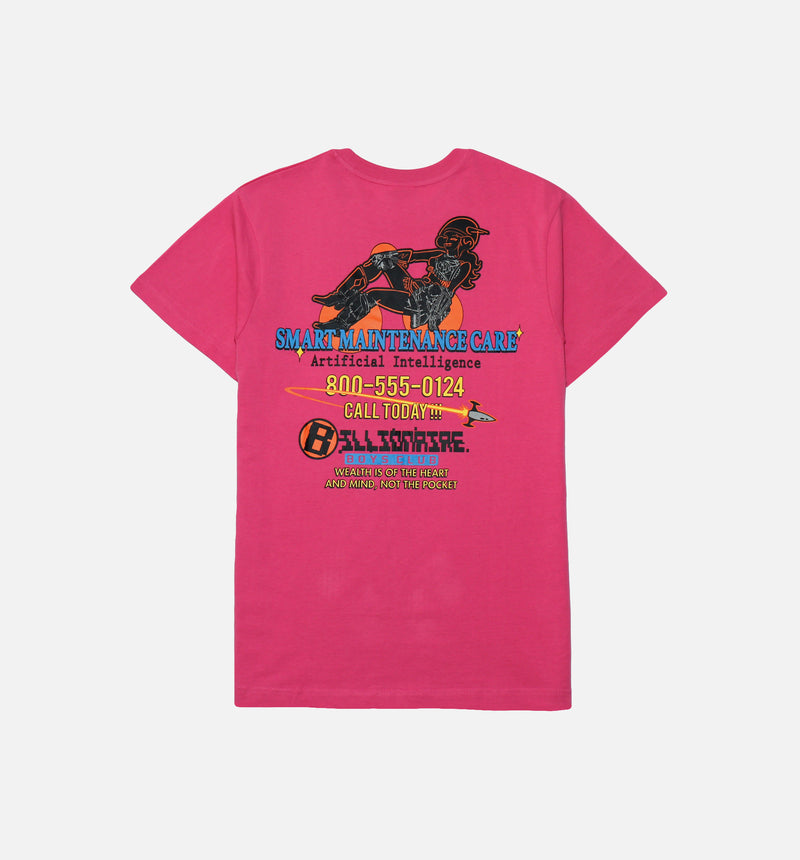 BB AI Short Sleeve Tee Mens T-shirt - Pink