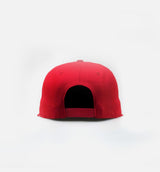 Nice Kicks Box Logo Snapback Hat - Red/White