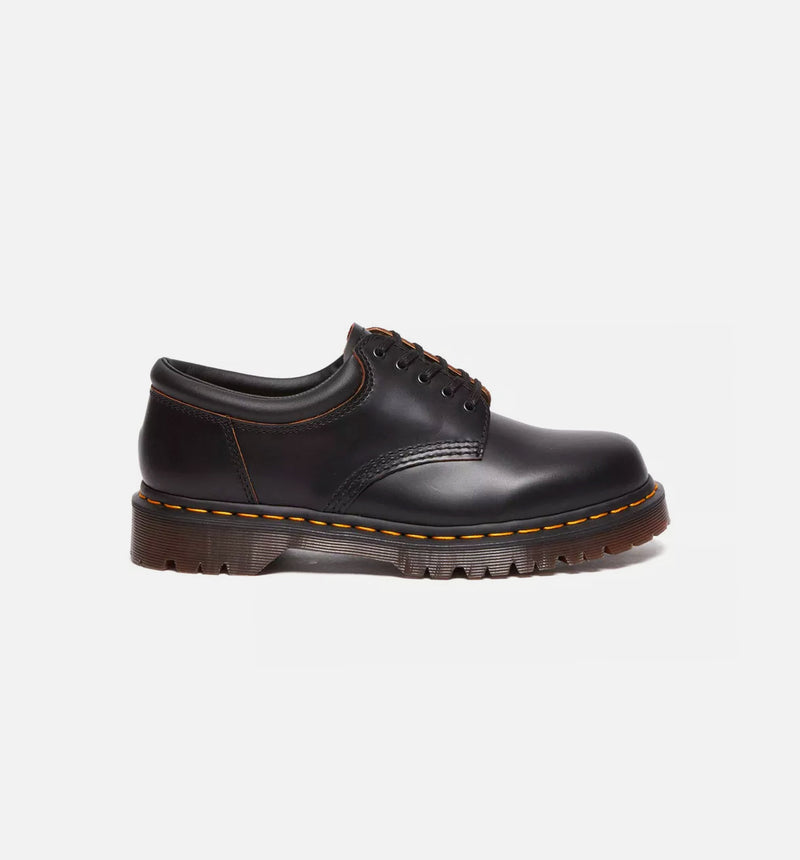 8053 Vintage Smooth Leather Oxford Mens Lifestyle Shoe - Black