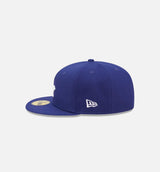Los Angeles Dodgers Comic Cloud 59FIFTY Fitted Cap Mens Hat - Blue