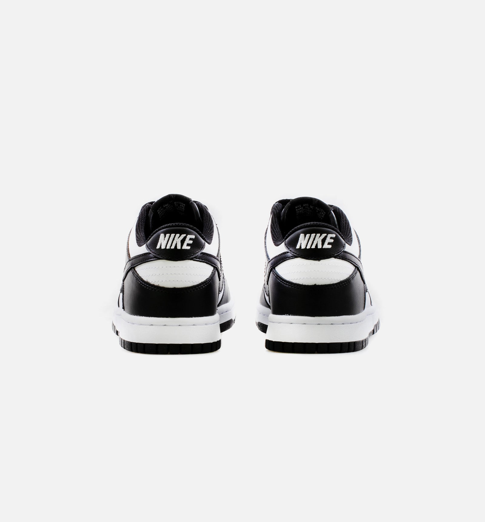 Nike CW1590-100 Dunk Low Grade School Lifestyle Shoe - Black/White 