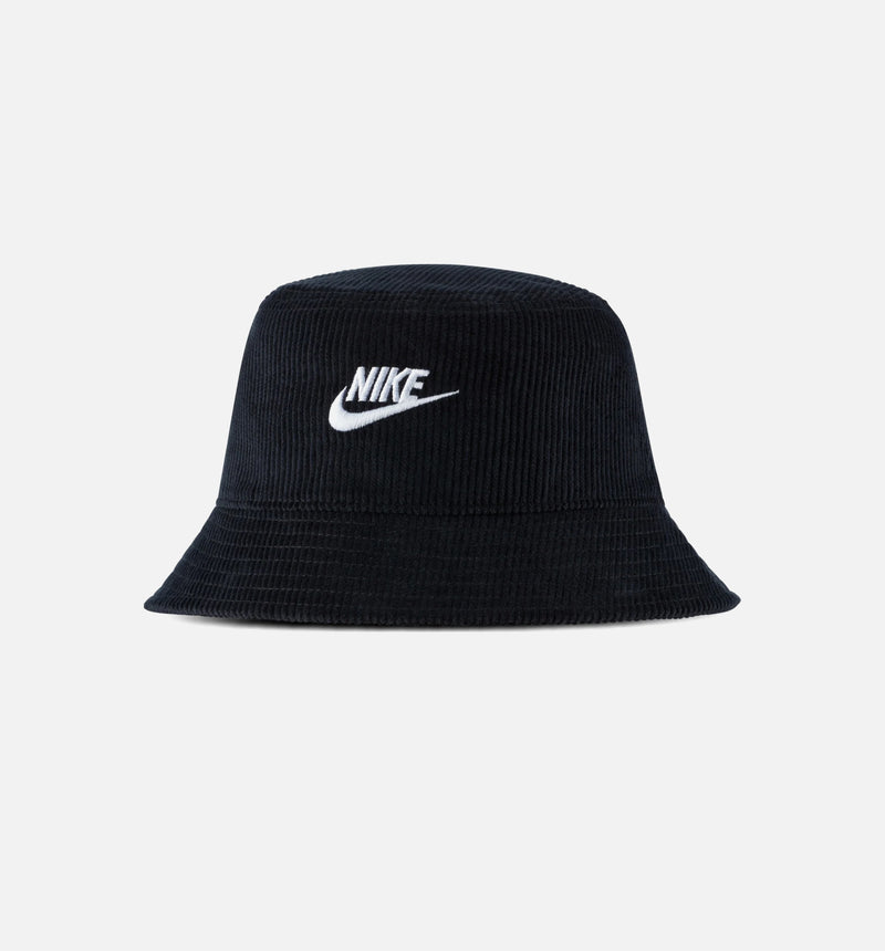 Futura Cord Mens Bucket Hat - Black