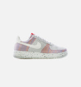 Air Force 1 Crater FlyKnit Mens Lifestyle Shoe - Wolf Grey/Pure Platinum/Gym Red/White