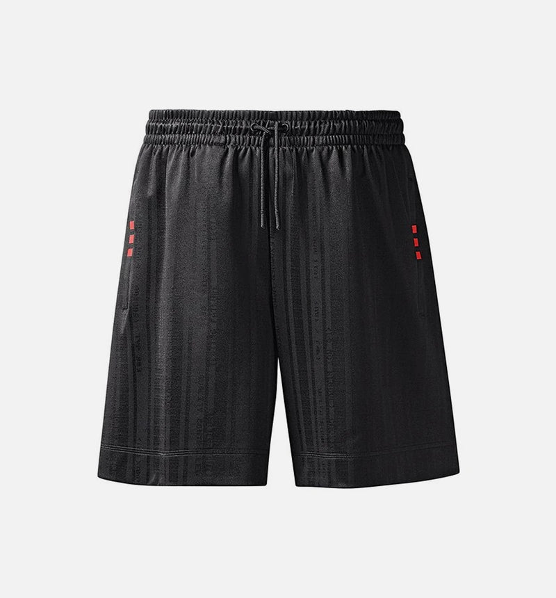 adidas Originals X Alexander Wang Mens Soccer Shorts - Black/Red