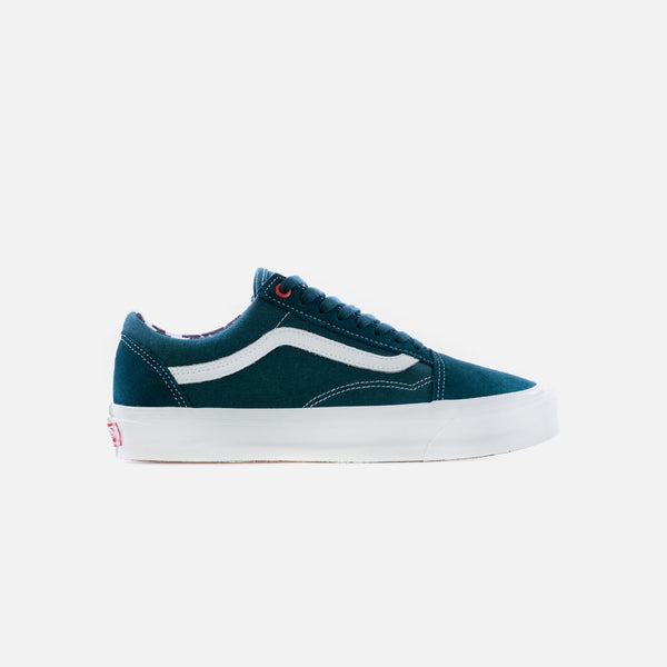 Vans VN0A4P3X92L Vault x Ray Barbee OG Old Skool LX Mens Skate Shoe - Dark  Teal – ShopNiceKicks.com