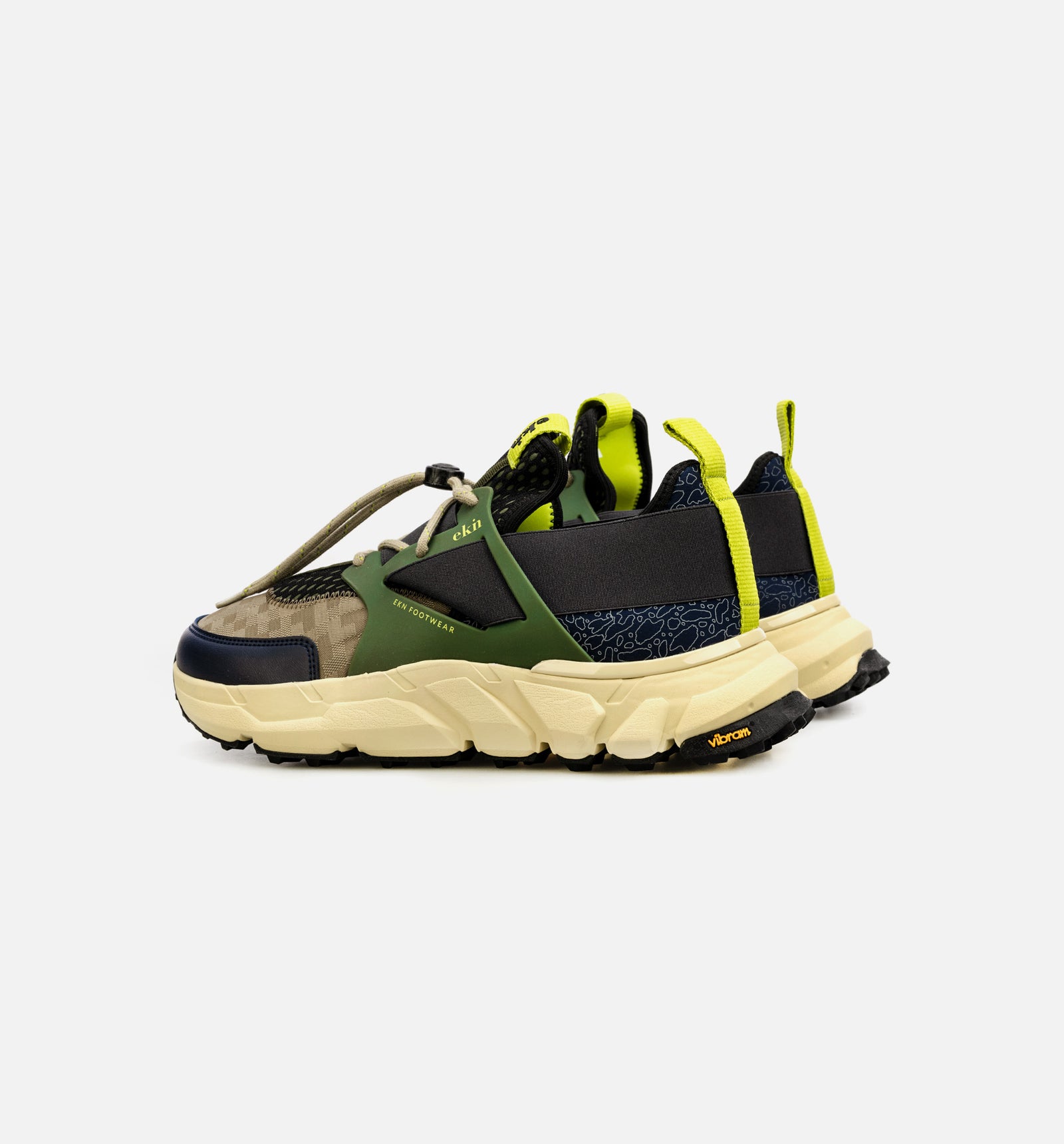 Ekn LI-07 Liana Aloe Mens Lifestyle Shoe - Black/Green 