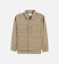 DICKIES WLR08DS
 Twill Work Mens Long Sleeve Shirt - Sand Image 0