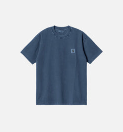 CARHARTT WIP I029949-ELD
 Nelson Mens Short Sleeve Shirt - Blue Image 0