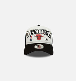 NEW ERA 60298648
 Chicago Bulls Champions Trucker Mens Hat - Black/White Image 0
