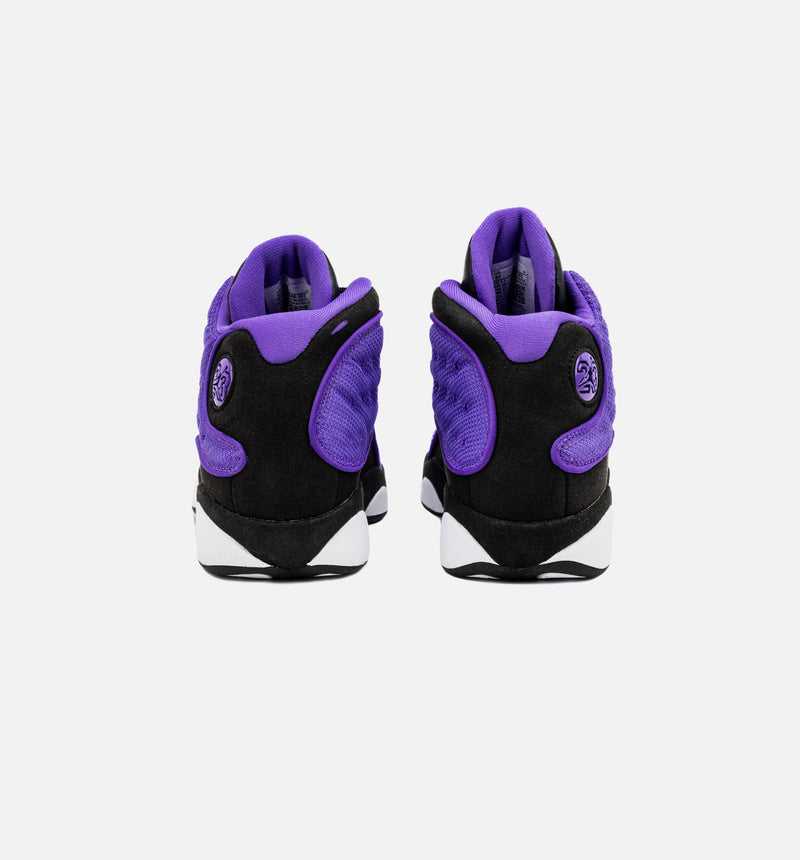 Air Jordan 13 Retro Purple Venom Grade School Lifestyle Shoe - Purple/Black