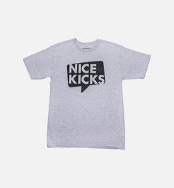 NICE KICKS ESSENTIALS 0116HGRBLK
 Nice Kicks Classic Shirt - Heather Grey/Black Image 0