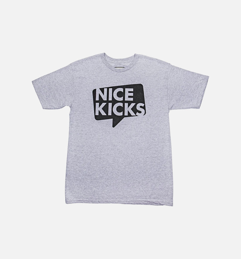 Nice Kicks Classic Shirt - Heather Grey/Black
