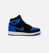 Air Jordan 1 Retro High OG Royal Reimagined Grade School Lifestyle Shoe - Black/Royal Blue/White Free Shipping