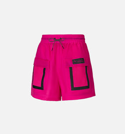 PUMA 530393 86
 Puma X Felipe Pantone Womens Shorts - Pink/Black Image 0