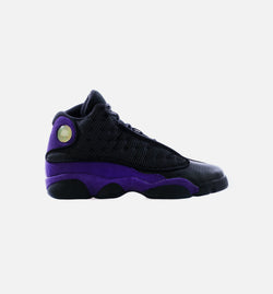JORDAN 884129-015
 Air Jordan 13 Retro Court Purple Grade School Lifestyle Shoe - Black/White/Court Purple Free Shipping Image 0
