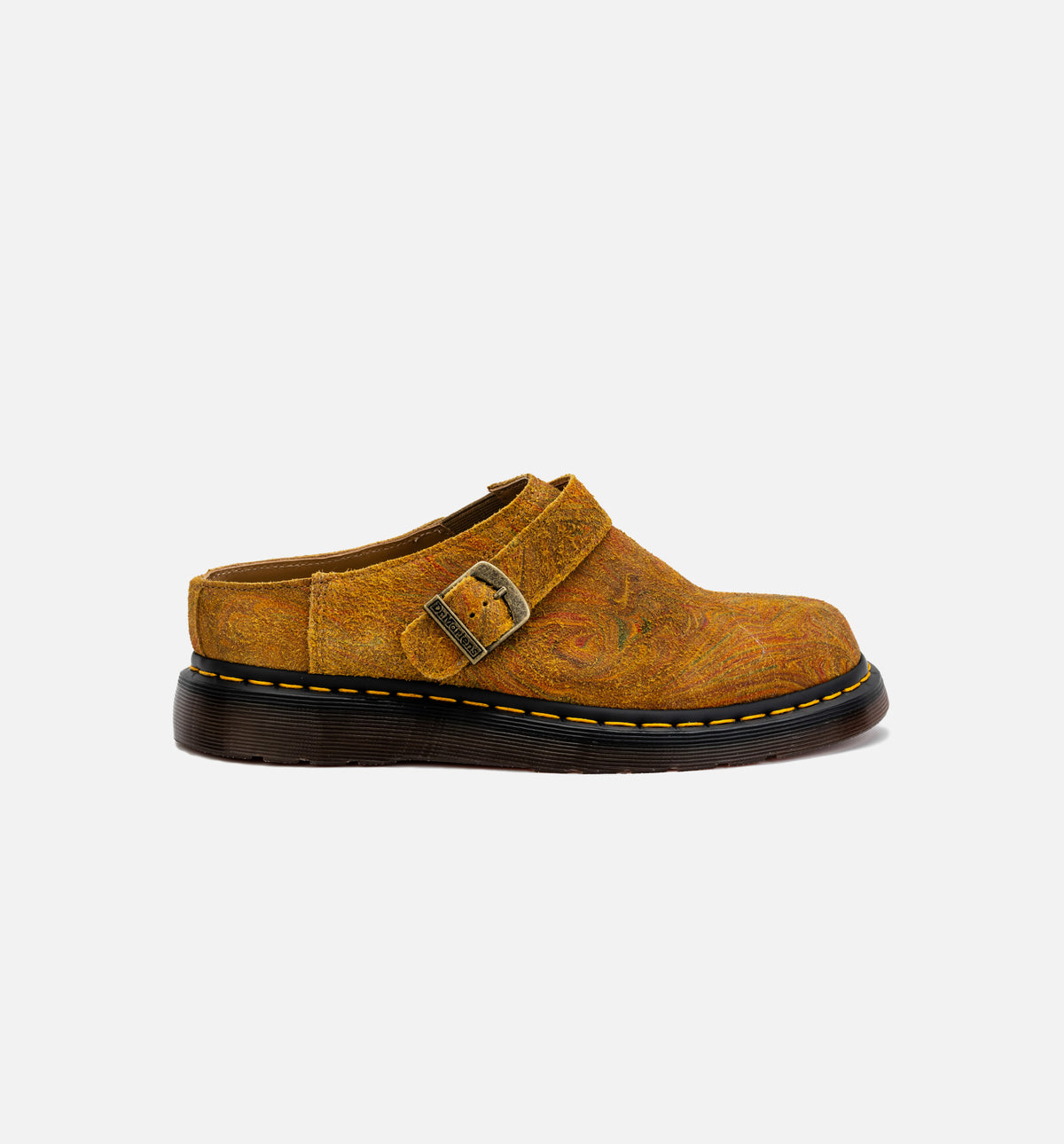 Dr Martens 30628295 Isham Marble Suede Mule Mens Lifestyle Shoe 