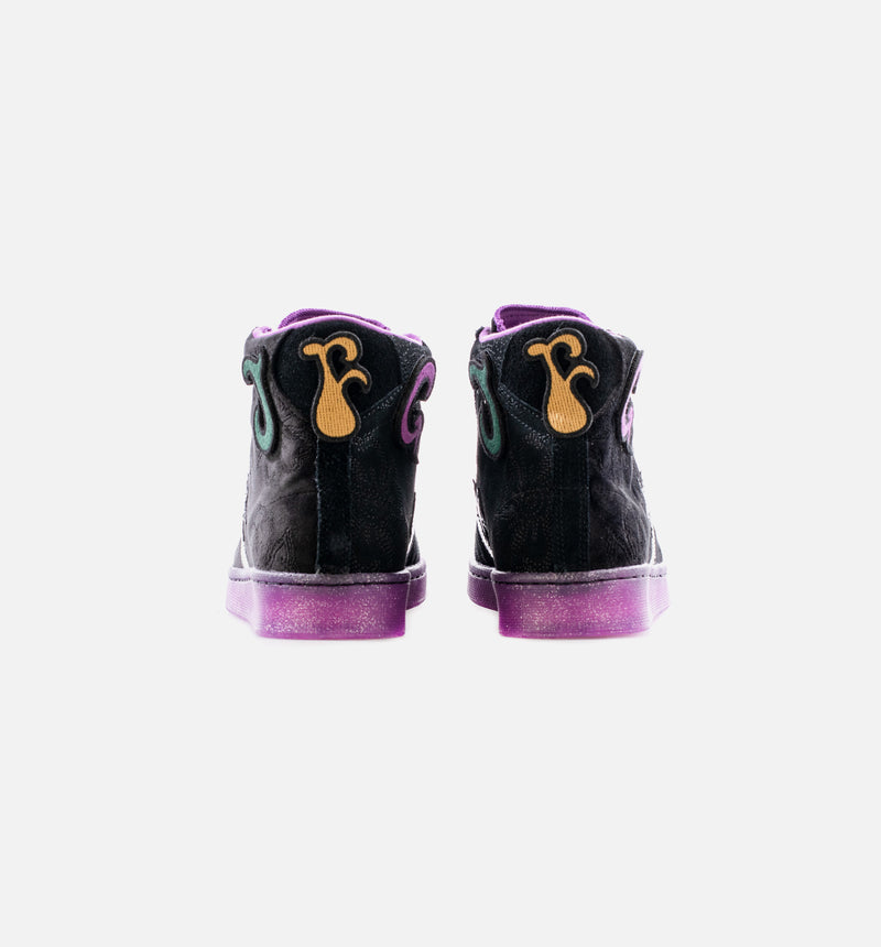 Joe Freshgoods X Pro Leather Hi Top Mens Lifestyle Shoe - Black/Purple