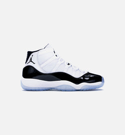 JORDAN 378038-100
 Air Jordan 11 Concord Grade School Lifestyle Shoe - White/Black Limit One Per Customer Image 0