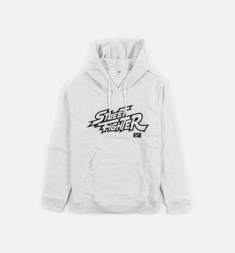 Street Fighter Graphic Mens Hoodie - White