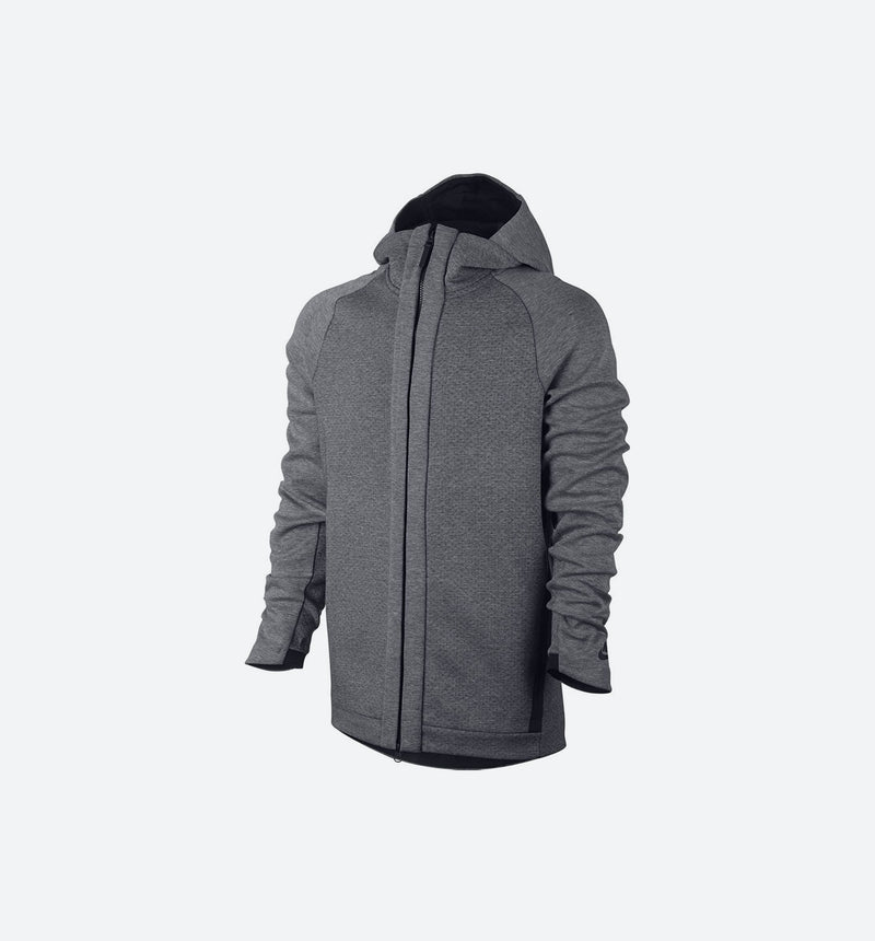 Tech Fleece Zip Hoodie Men's - Grey/Black