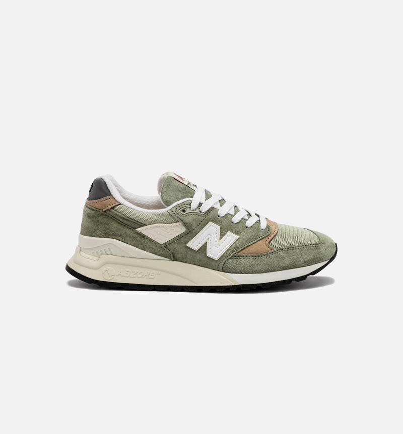 Made In USA 998 Olive Mens Lifestyle Shoe - Olive