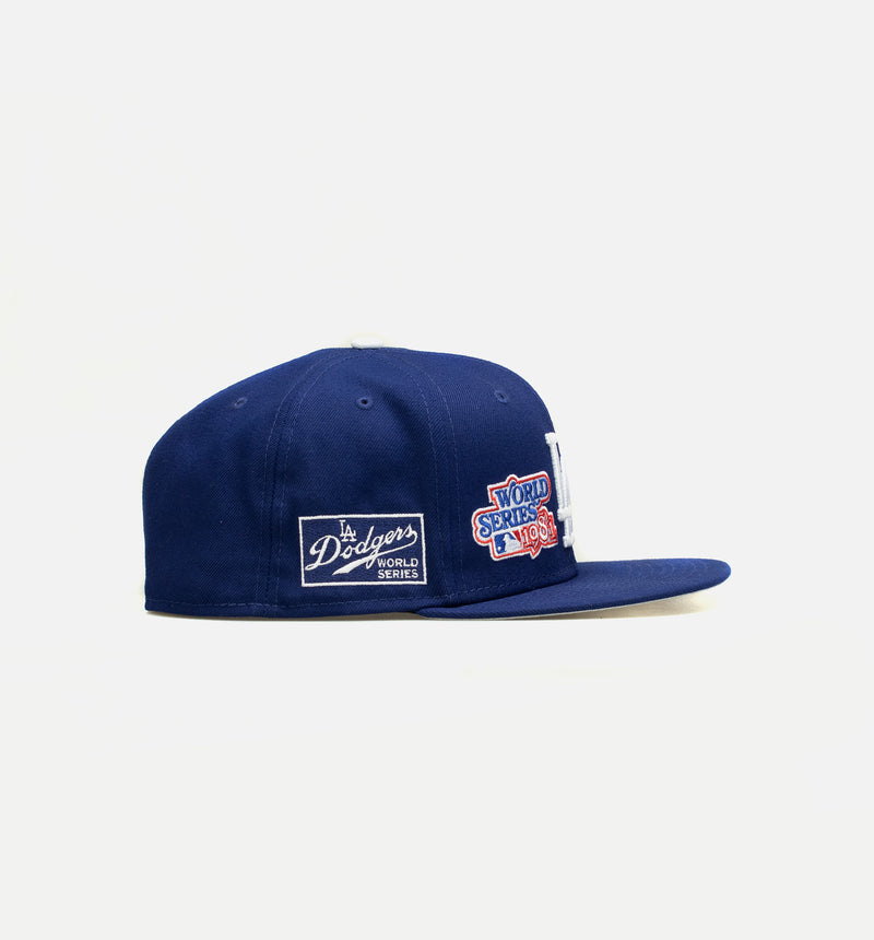 Los Angeles Dodgers 59Fifty World Champs Mens Hat - Blue