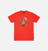 Nesting Short Sleeve Tee Mens T-Shirt - Red/Pink