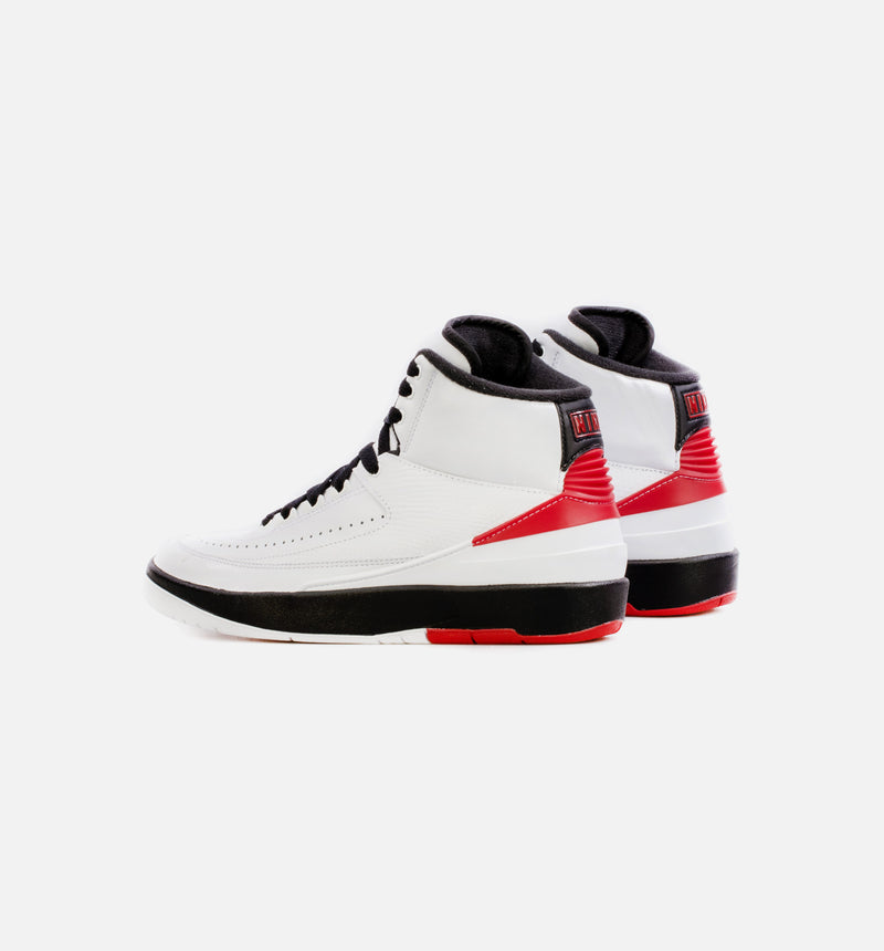 Air Jordan 2 Retro Chicago Grade School Lifestyle Shoe - White/Red