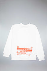 adidas Original by Alexander Wang Graphic Mens Crew Shirt - White/Red