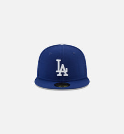 NEW ERA 12528691
 Los Angeles Dodgers Jackie Robinson Day 59FIFTY Fitted Cap Mens Hat - Blue Image 0