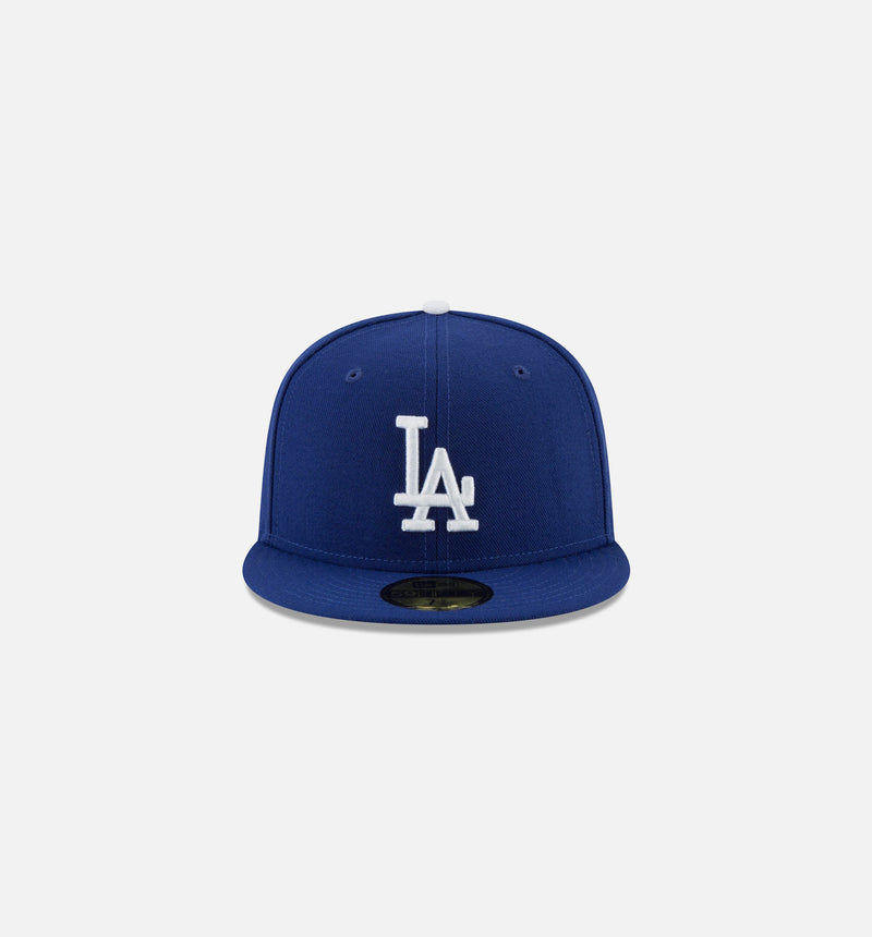 Los Angeles Dodgers Jackie Robinson Day 59FIFTY Fitted Cap Mens Hat - Blue