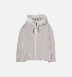 ADIDAS CONSORTIUM BS3106
 adidas Day One Waffle Hooded Track Top Jacket Men's - Creme/Brown Image 0