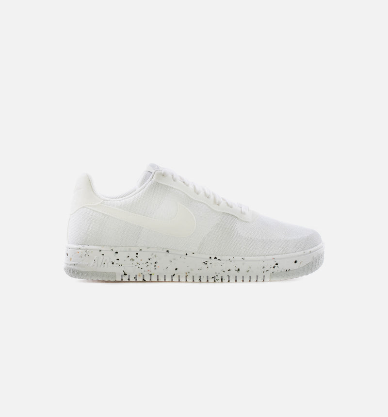 Air Force 1 Crater FlyKnit Mens Lifestyle Shoe - White/Sail/Wolf Grey/White