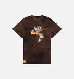 NIKE DZ3055-010
 NSW Max 90 Patches Mens Short Sleeve Shirt - Brown Image 0