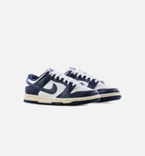 Dunk Low Vintage Navy Womens Lifestyle Shoe - White/Midnight Navy Limit One Per Customer