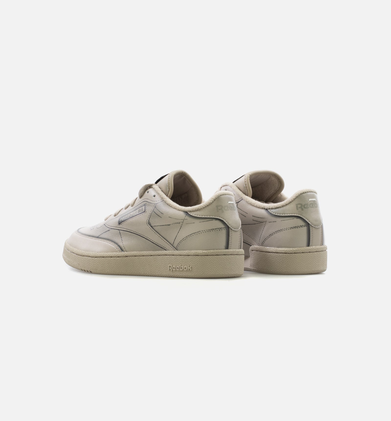 Reebok GX5142 Maison Margiela Club C Trompe Mend Lifestyle Shoe - Tan/Tan –  ShopNiceKicks.com